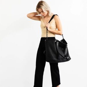BEIS | NWT - Naturals Tote in Black - Beach Bag Woven - Limited Edition